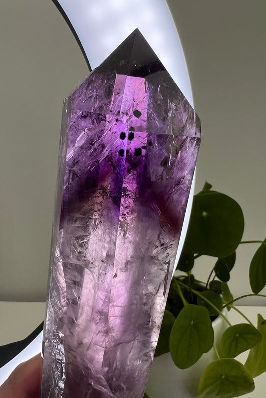 Amethyst Sceptre with Hollandite