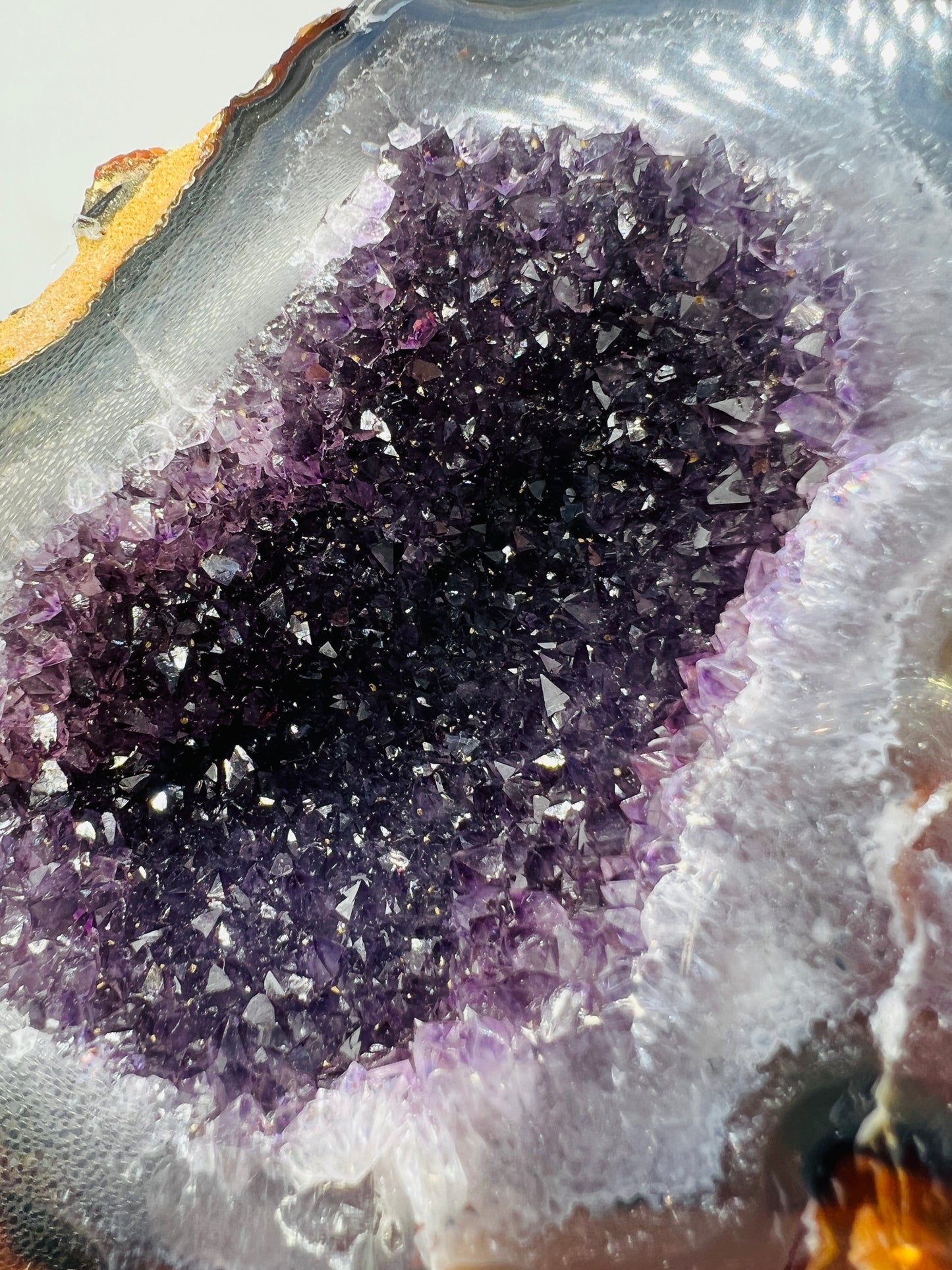 Agate and Amethyst Geode