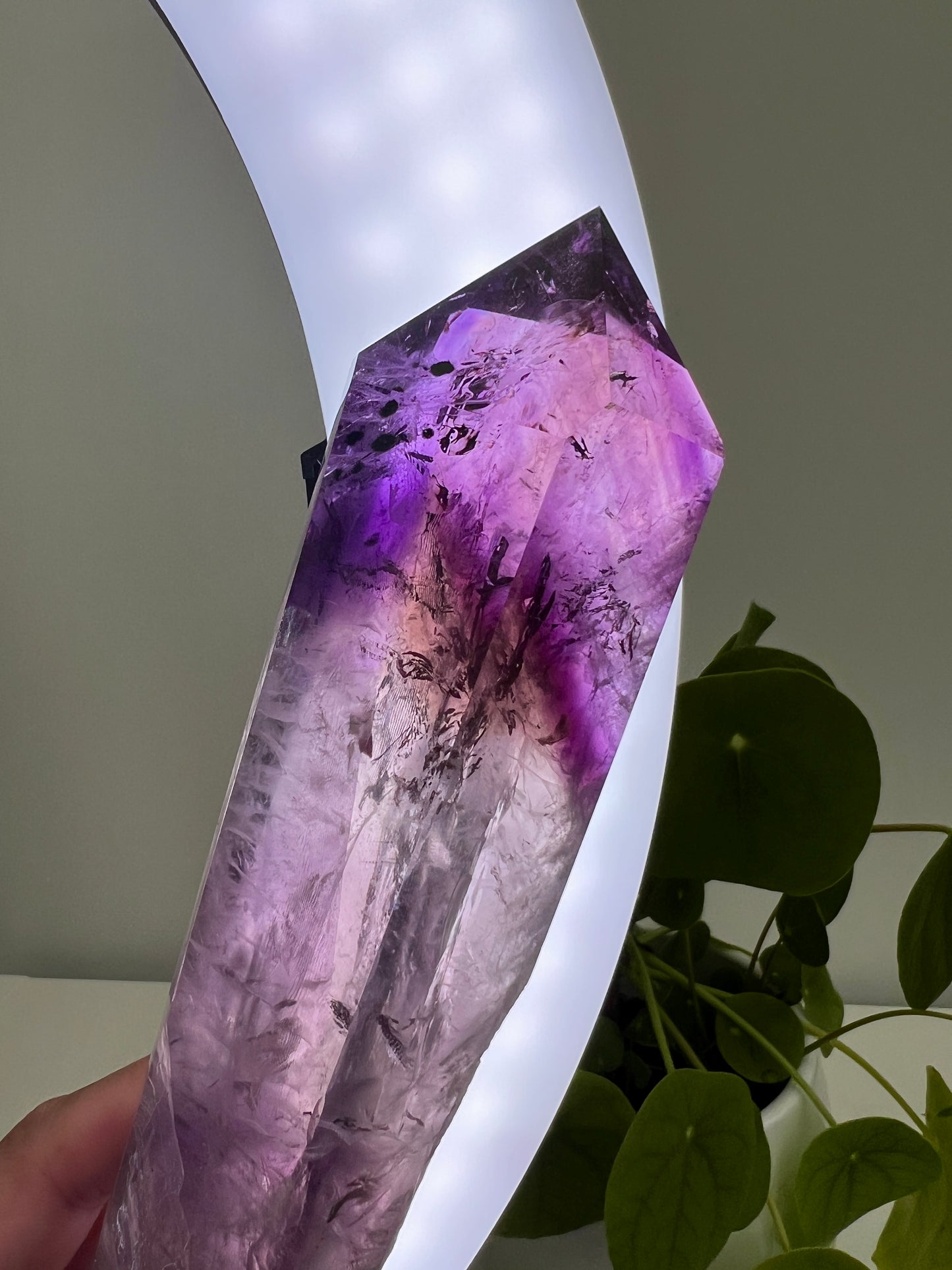 Amethyst Sceptre with Hollandite