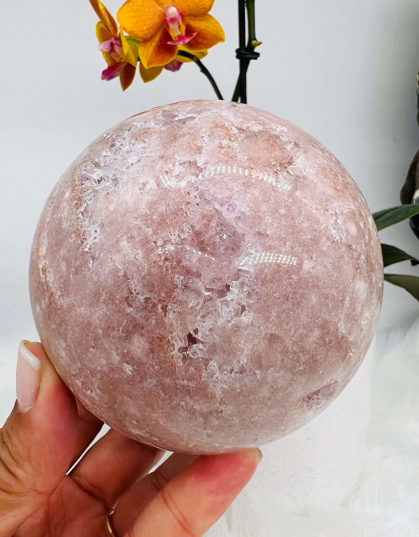 Pink Amethyst Sphere