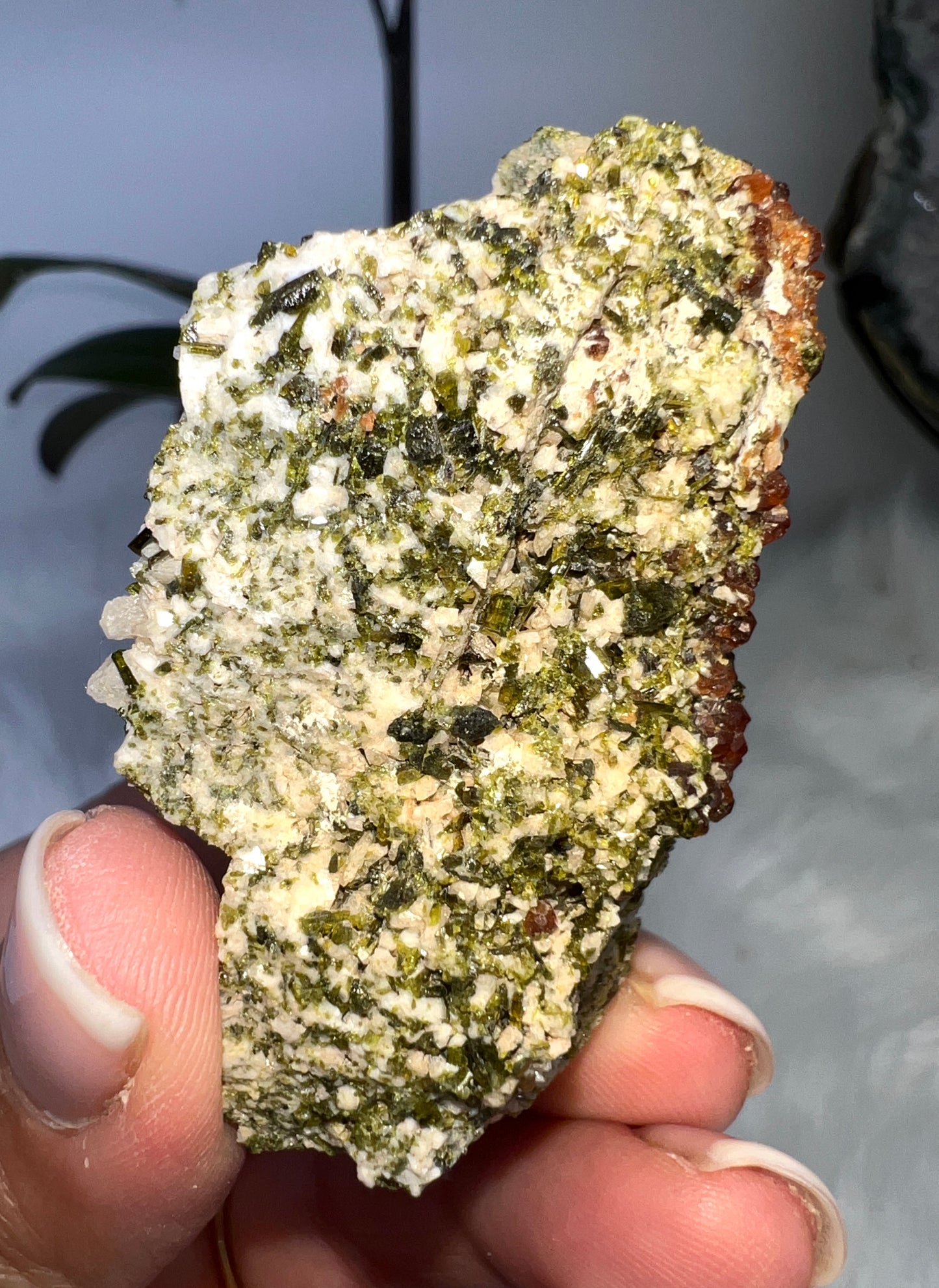 Spessartine Garnet and Epidote