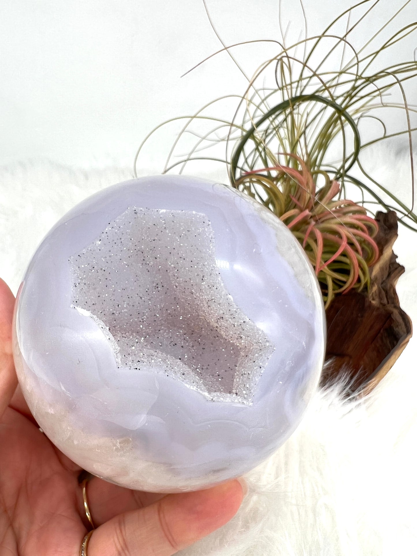 Druzy Agate Sphere