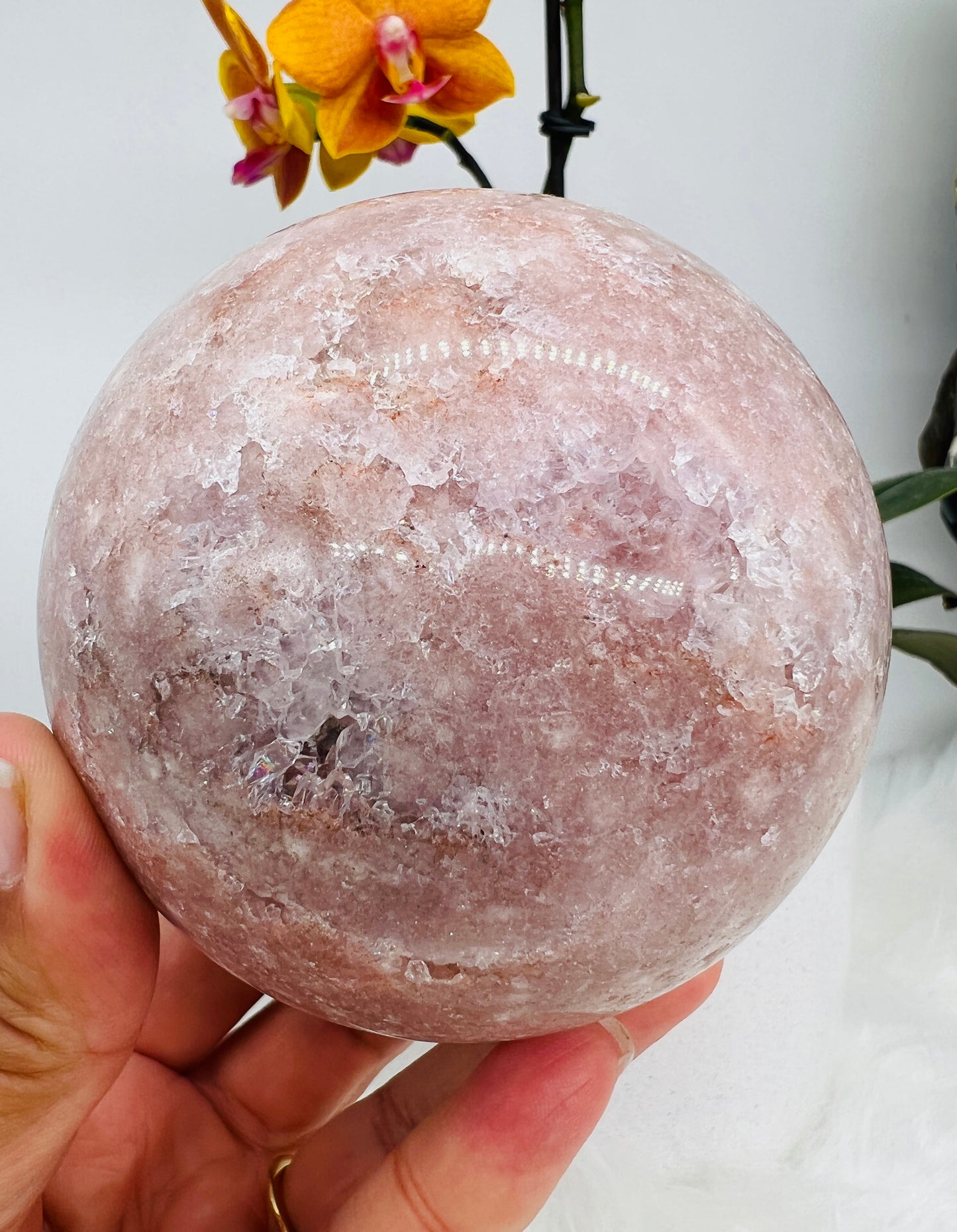 Pink Amethyst Sphere