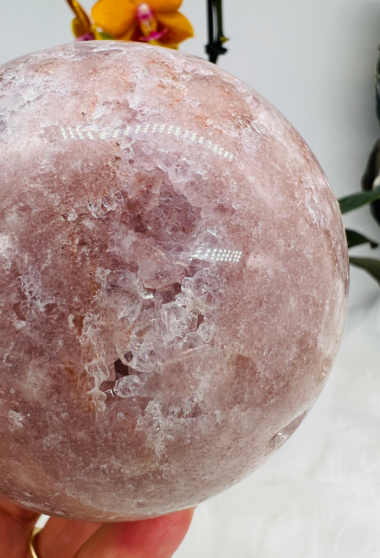 Pink Amethyst Sphere