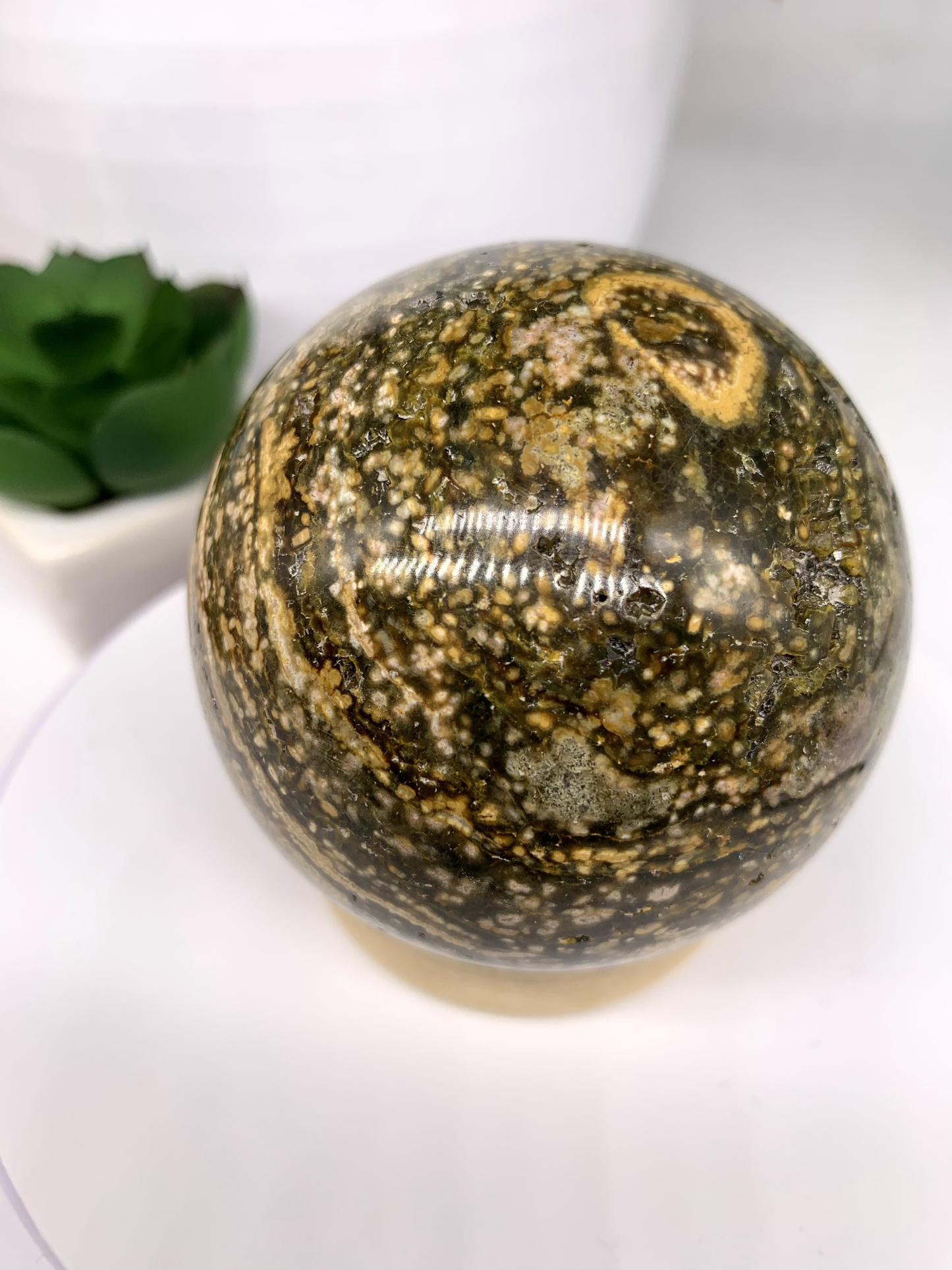 Ocean Jasper Sphere