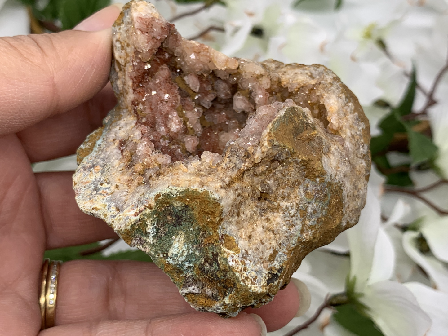 Pink Amethyst Geode