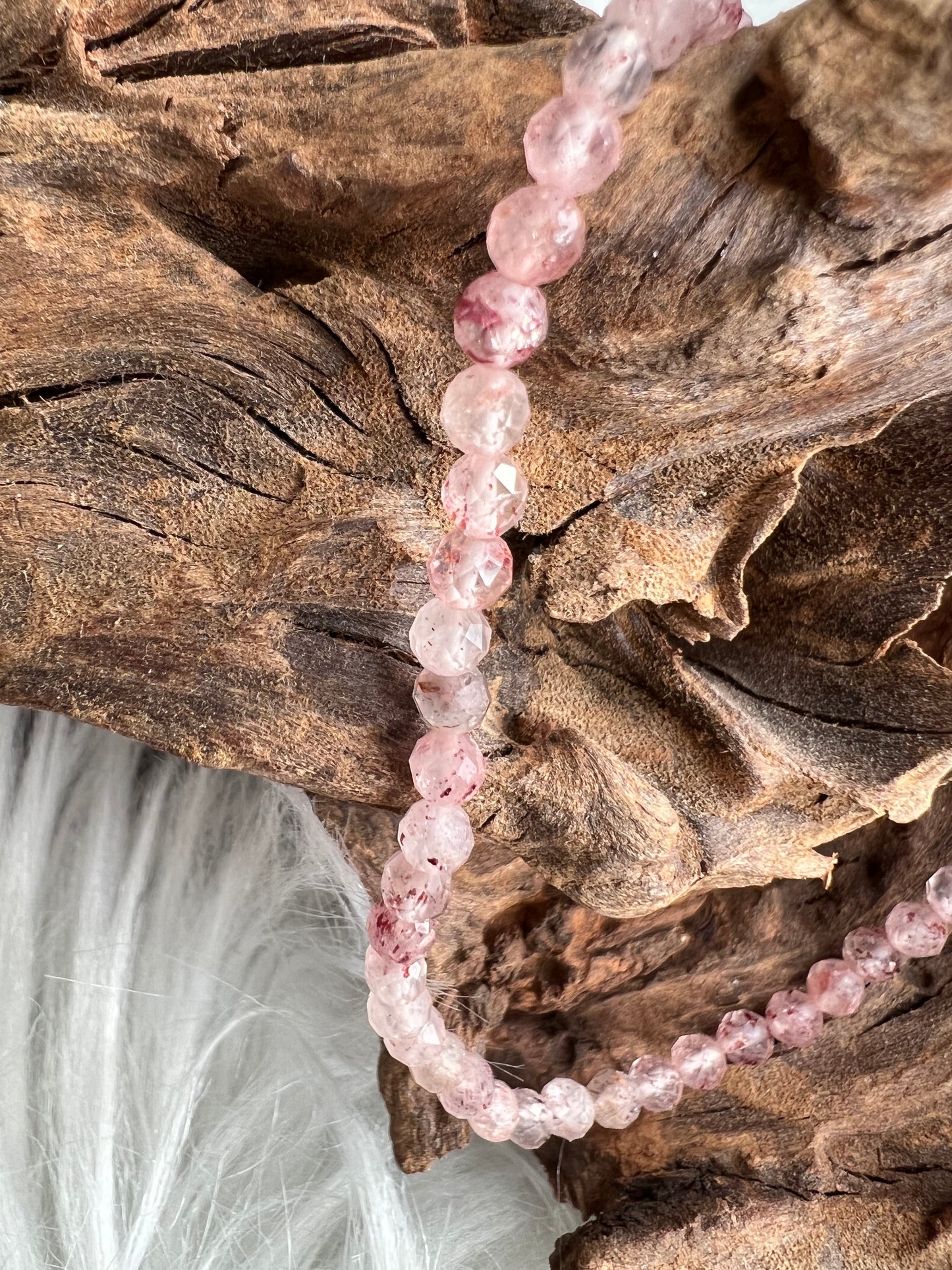 Strawberry Quartz Bracelet