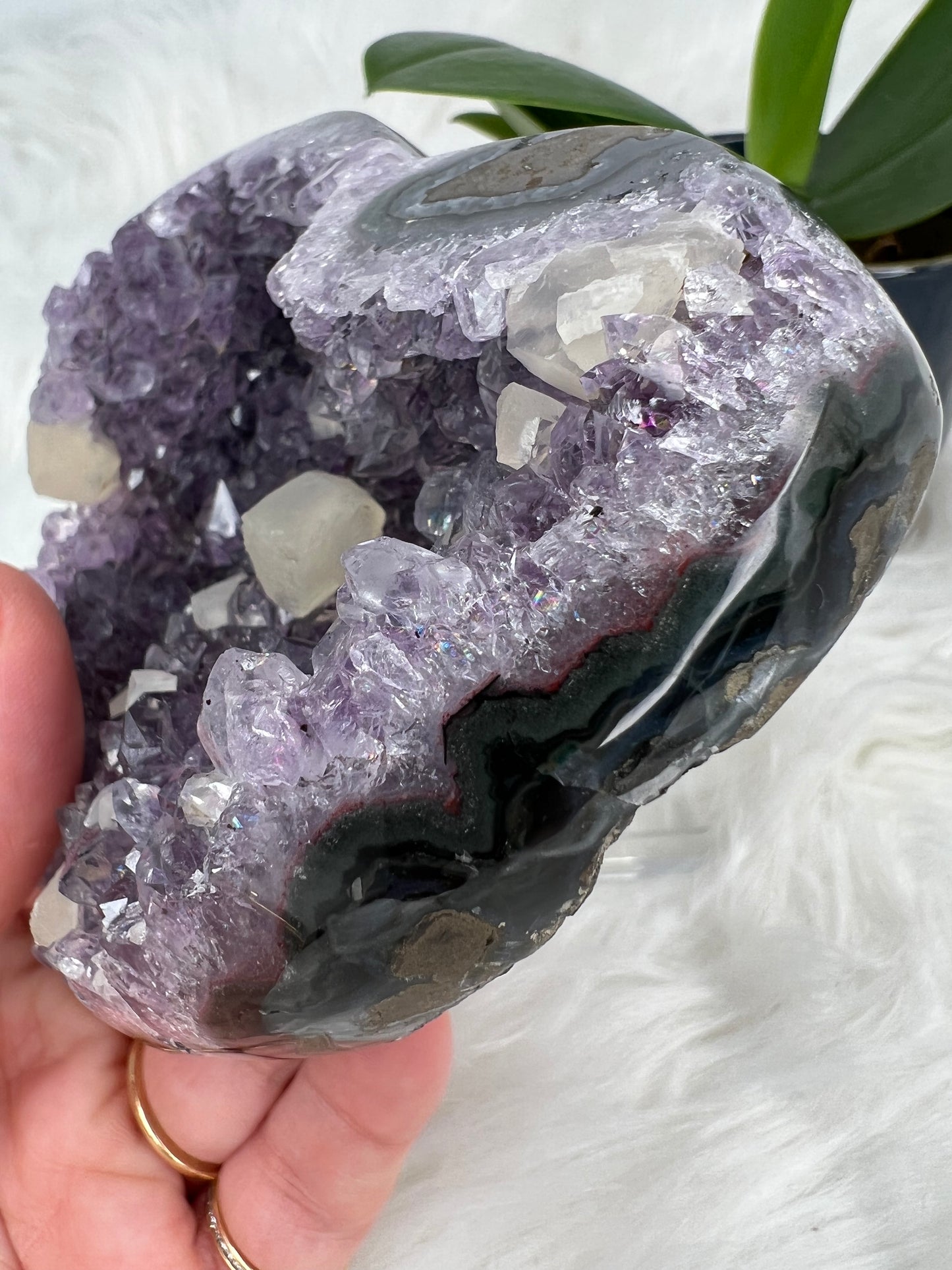 Uruguayan Amethyst Heart