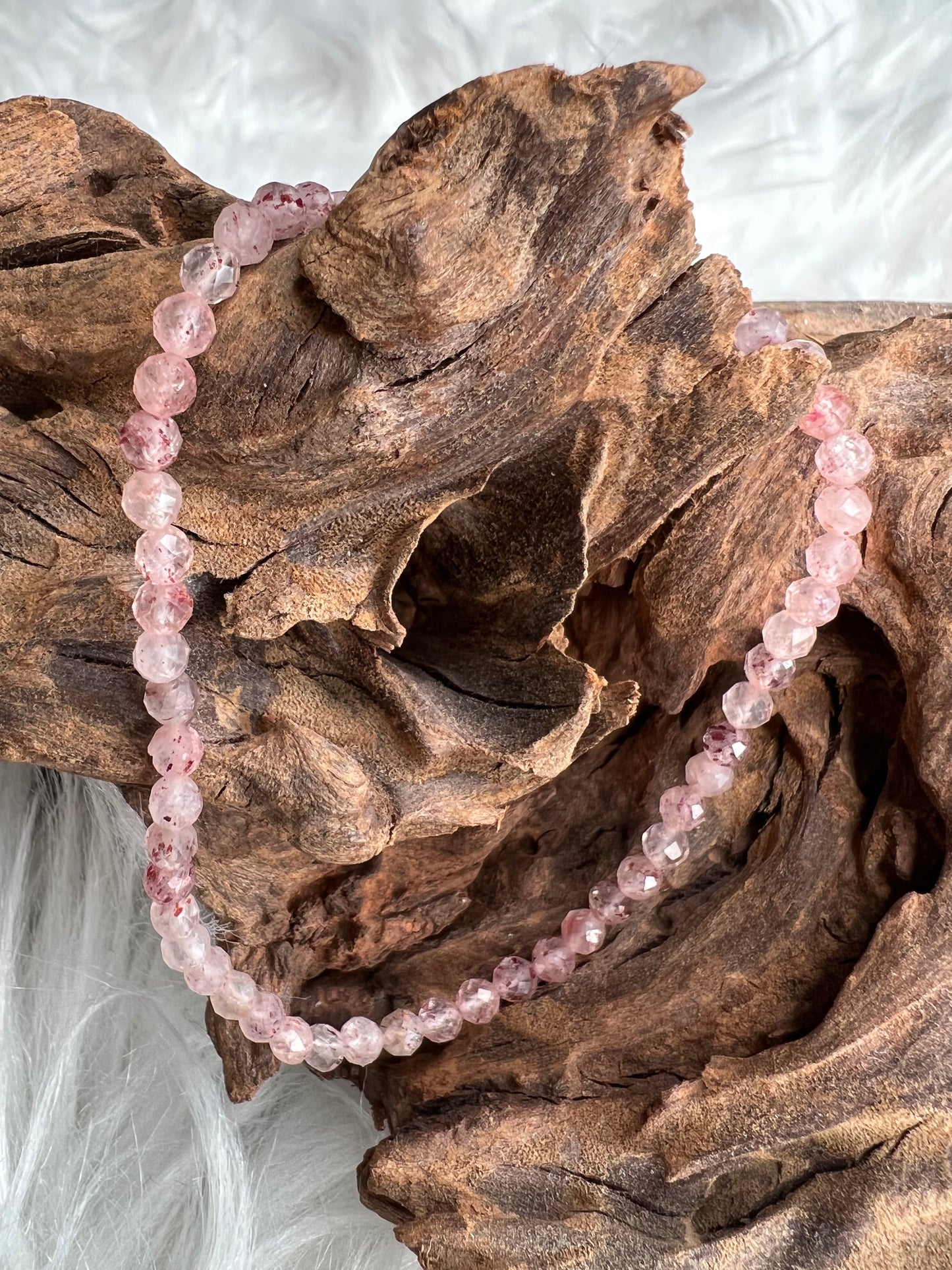 Strawberry Quartz Bracelet