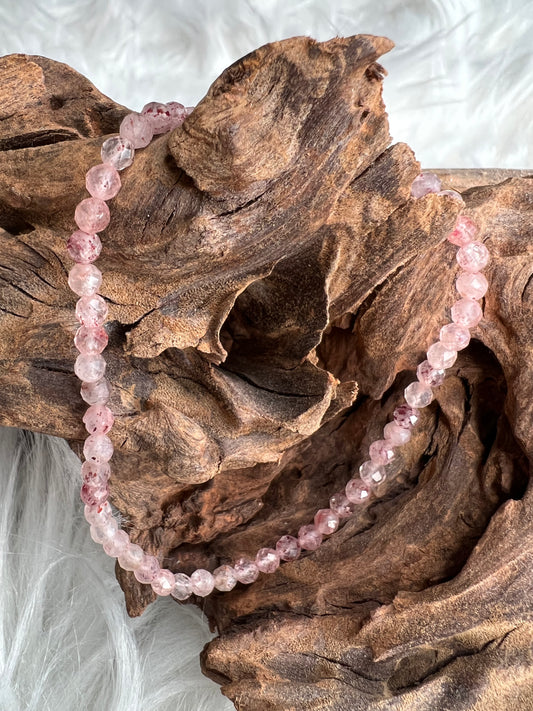 Strawberry Quartz Bracelet