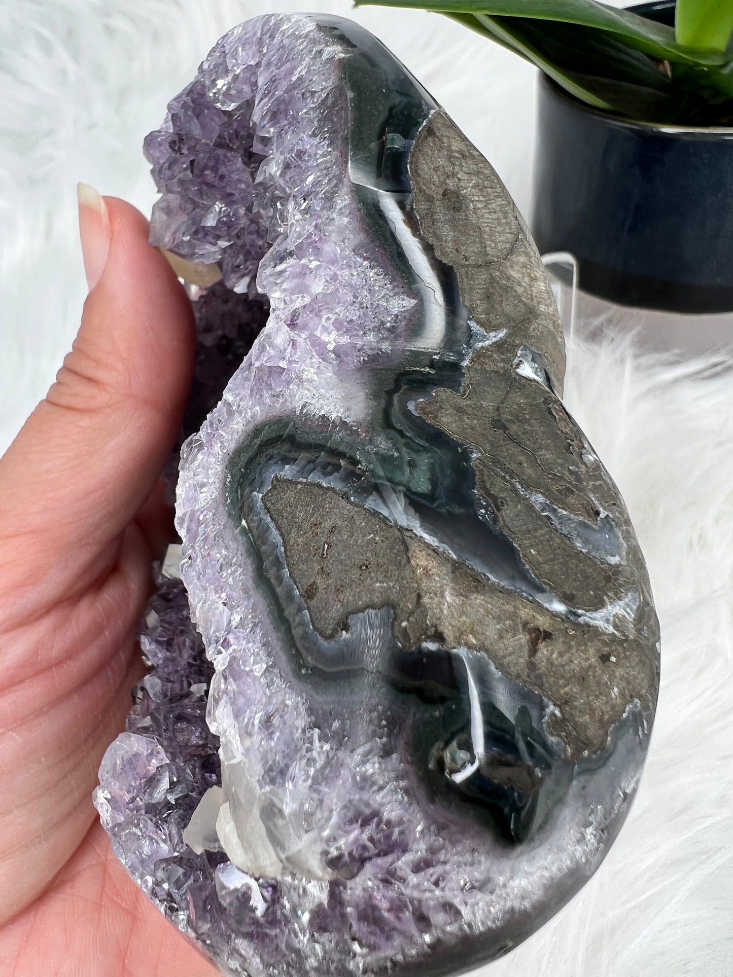 Uruguayan Amethyst Heart