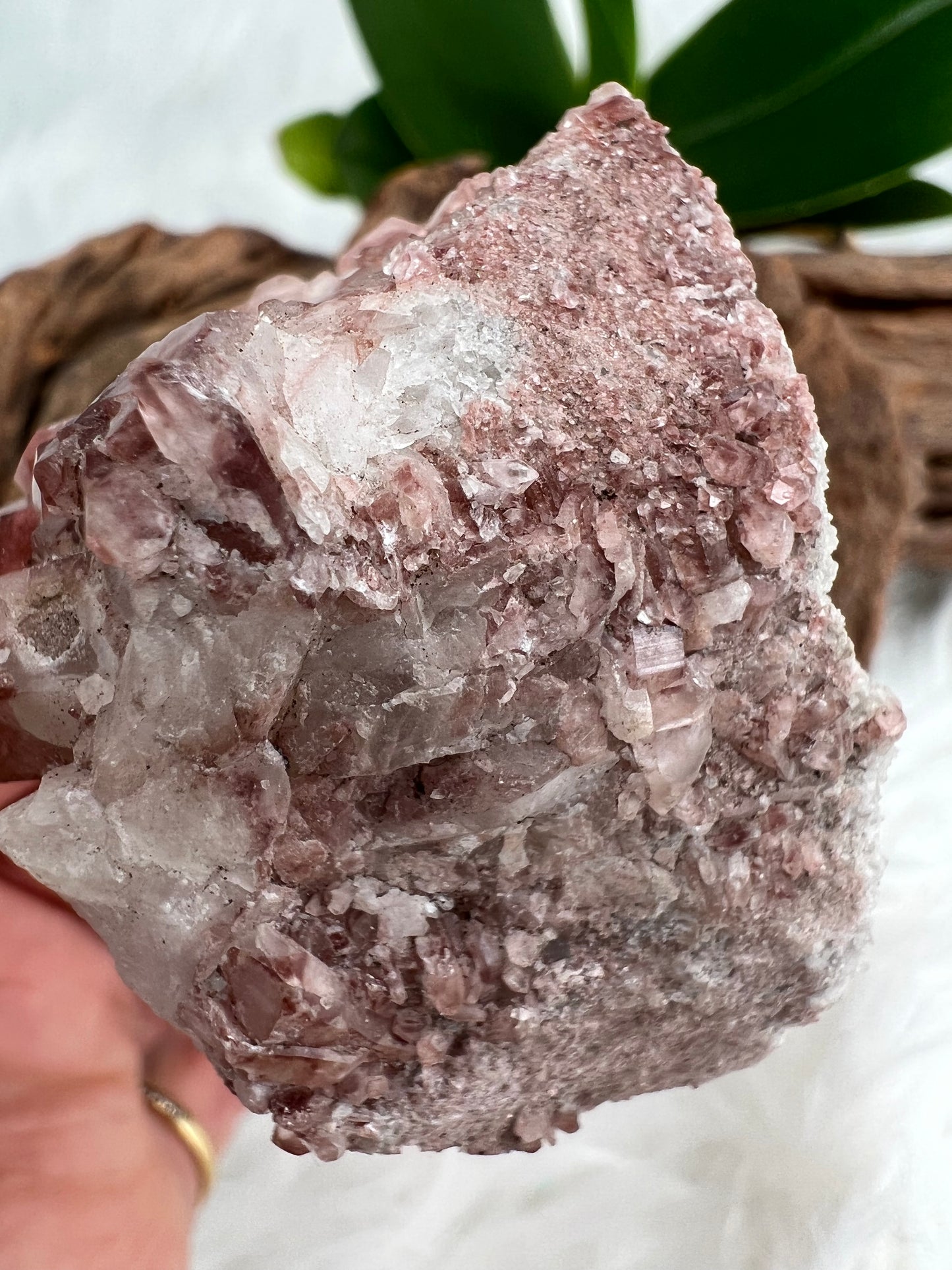 Lithium Included Quartz Cluster