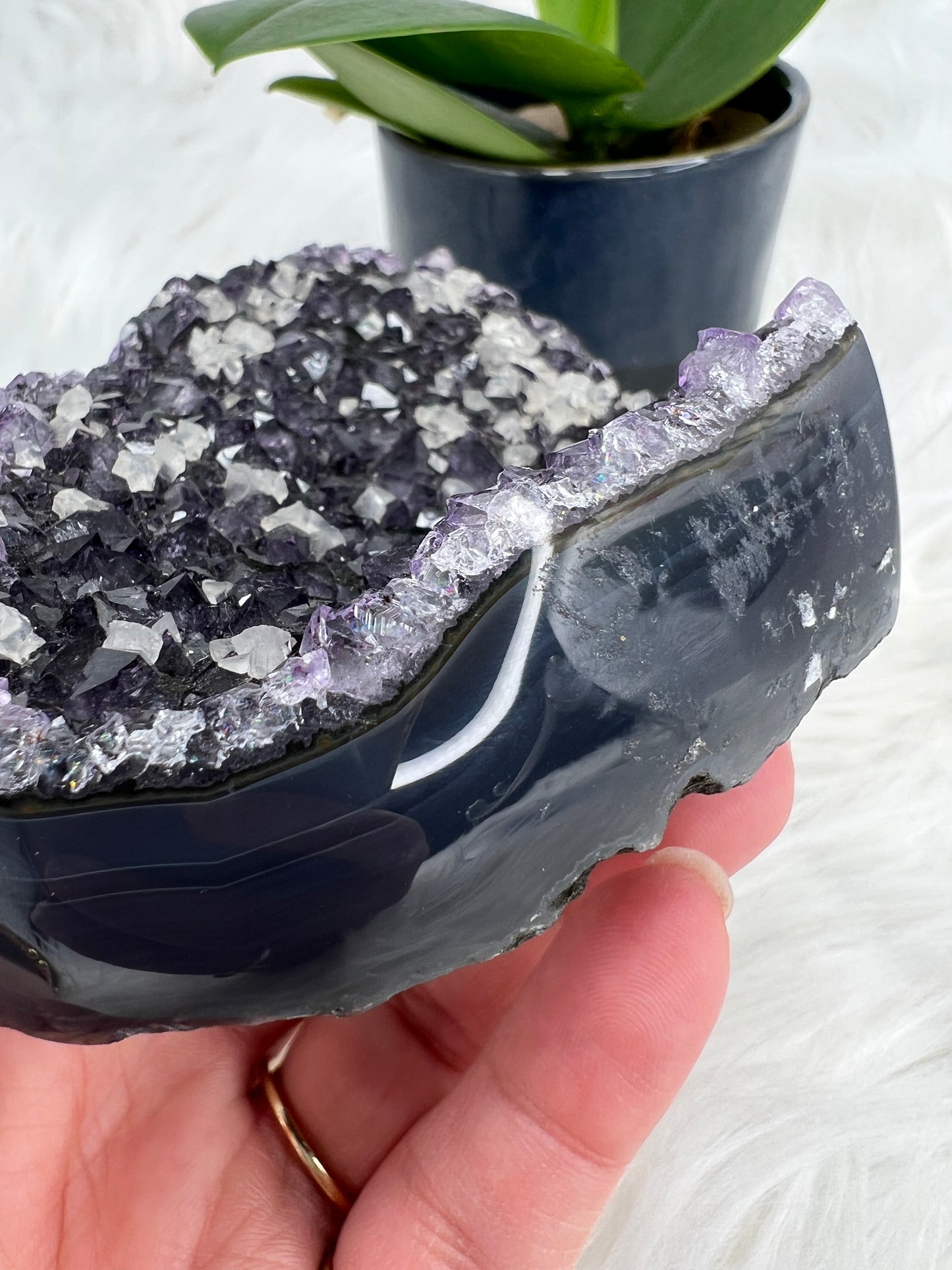 Uruguayan Amethyst Heart