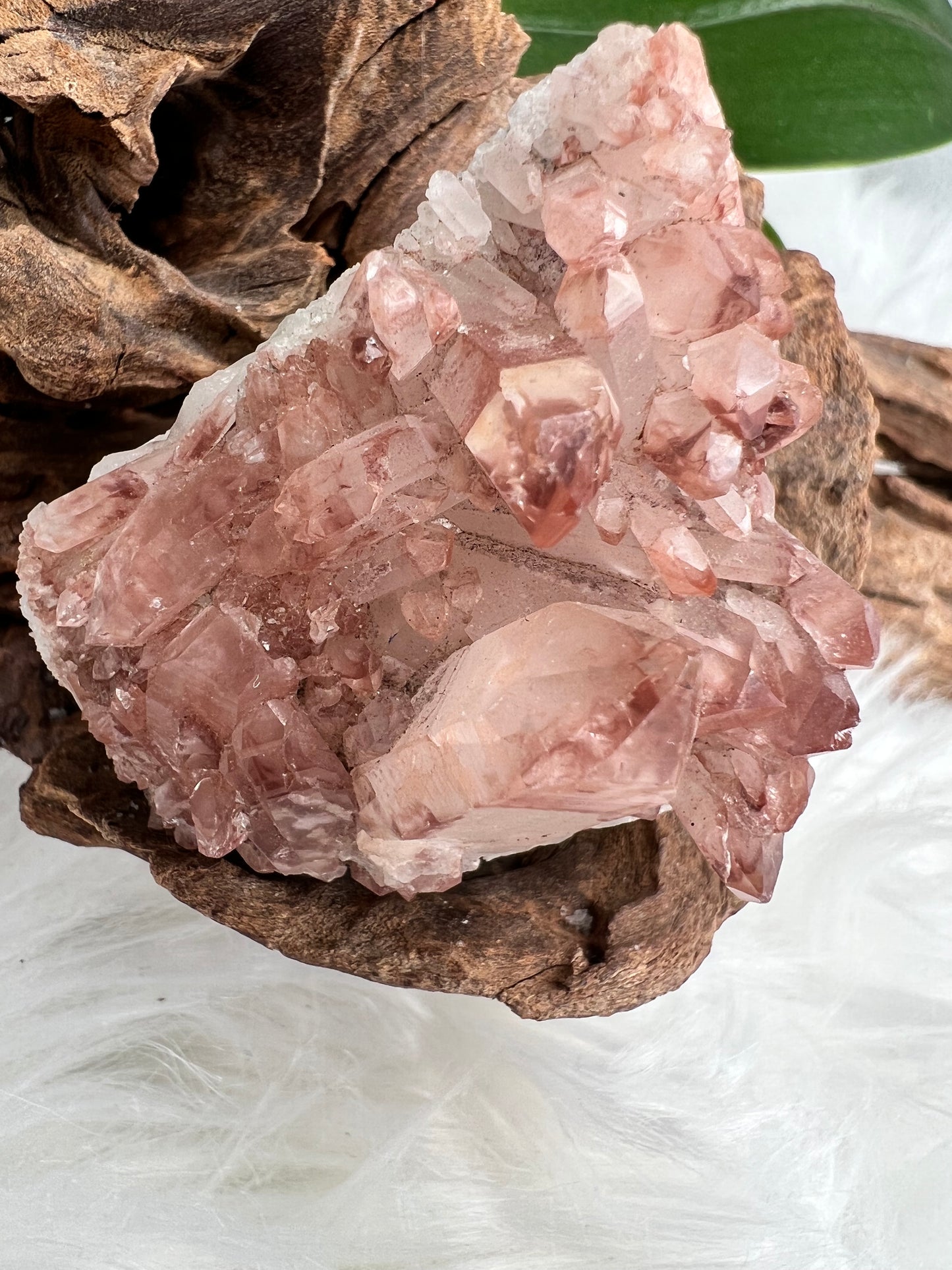 Lithium Included Quartz Cluster