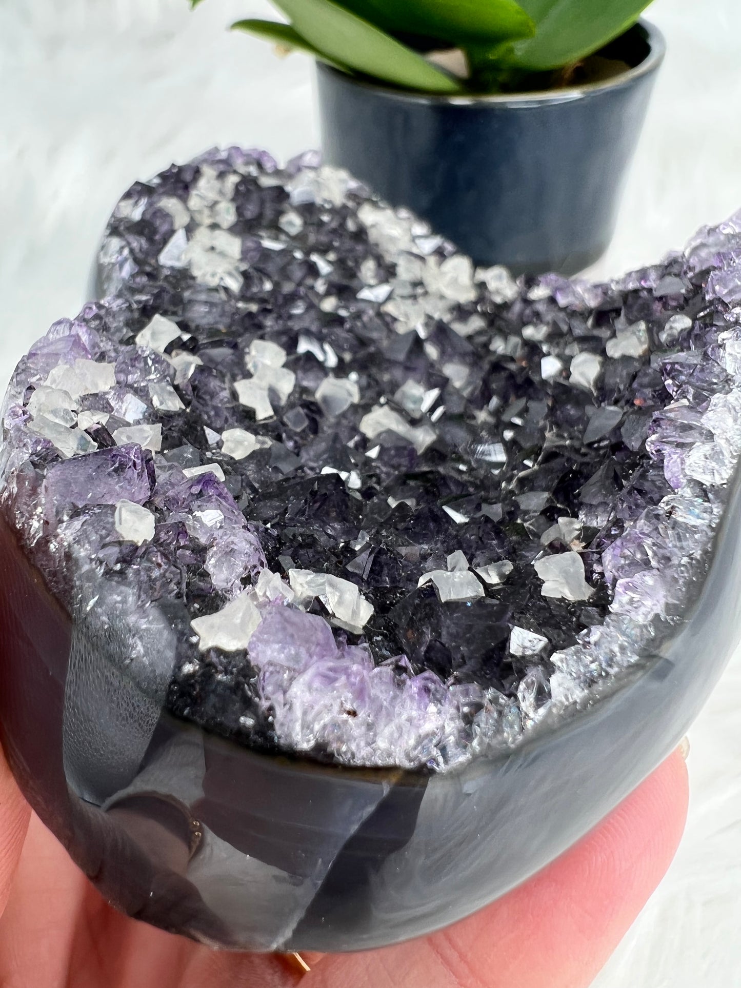 Uruguayan Amethyst Heart