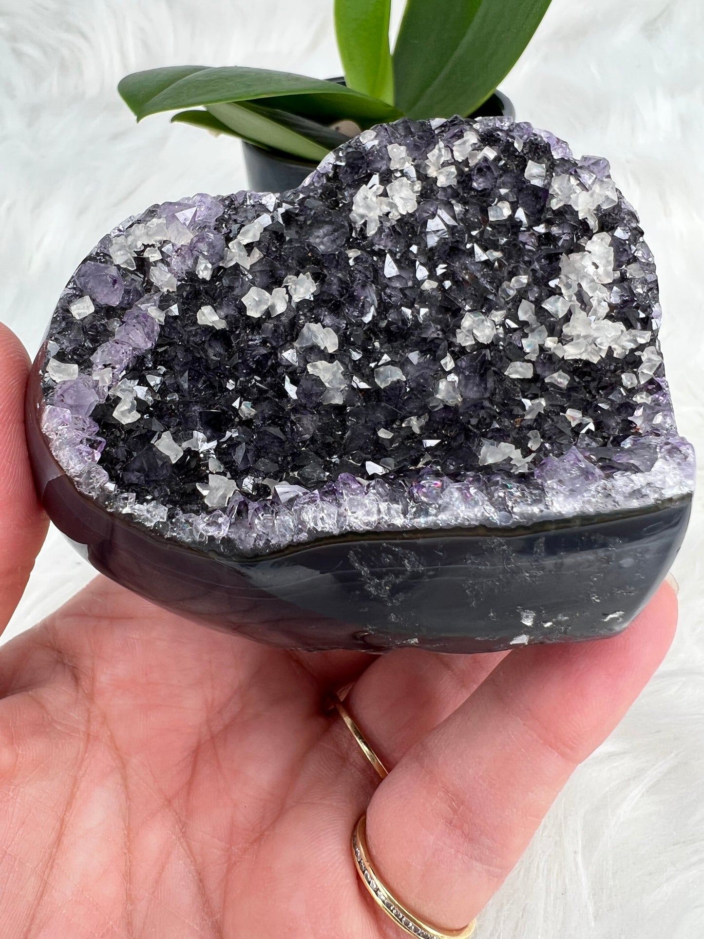 Uruguayan Amethyst Heart