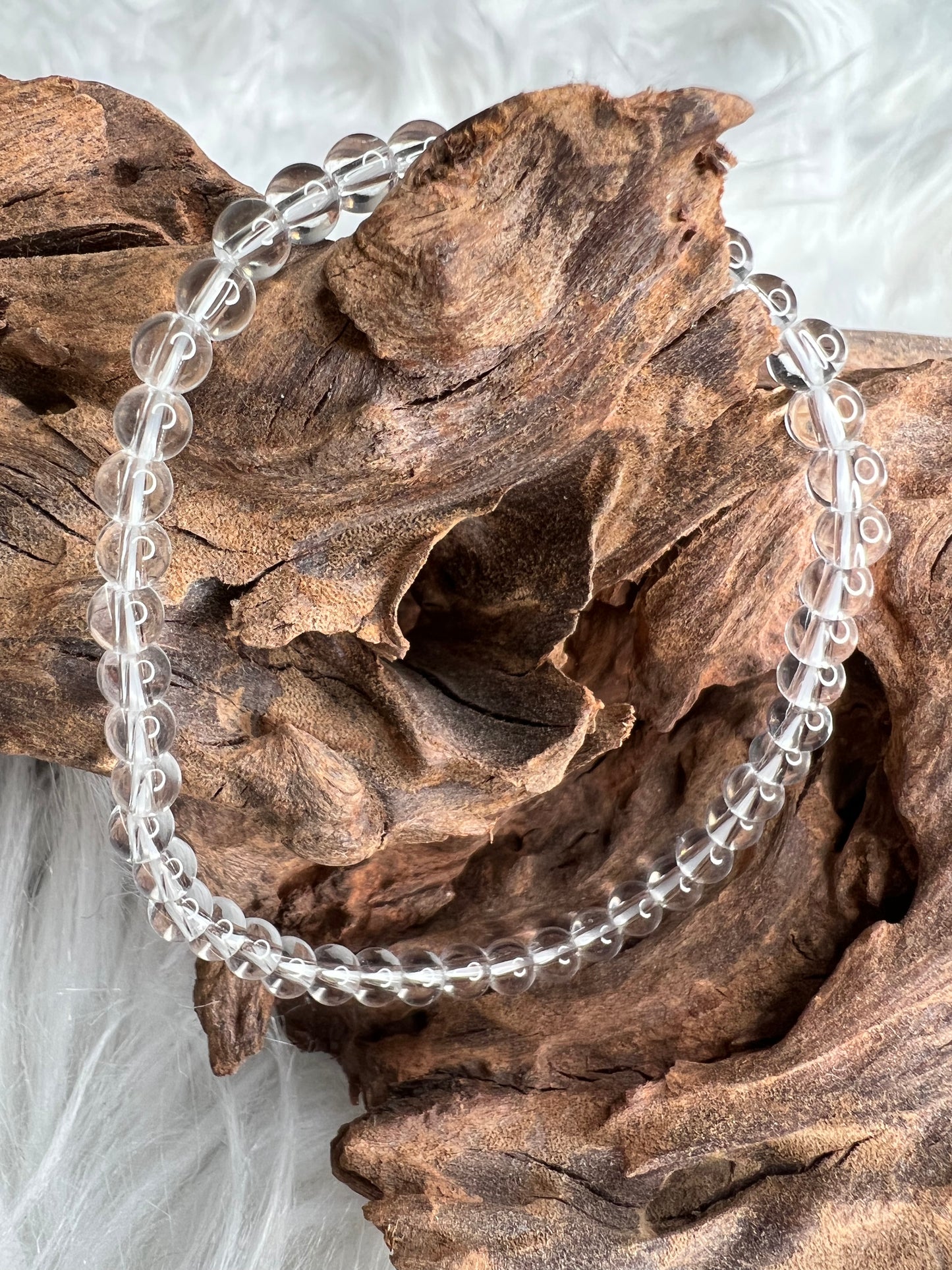 Clear Quartz Bracelet (4mm)